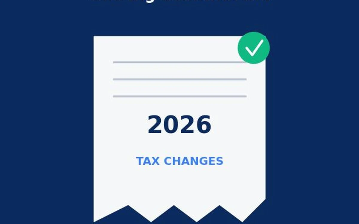 One Big Beautiful Bill 2026 tax changes summary illustration